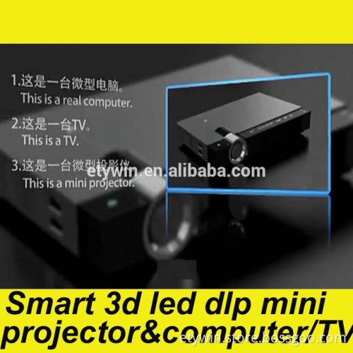 mini projector, full hd 3d led projector TV built-in computer 300 inch projector screen
